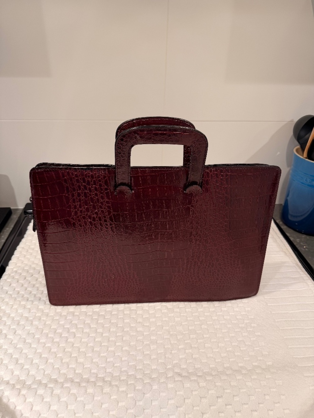 Vintage Crocodile Briefcase